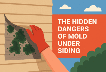 How Mold Hides Behind Siding