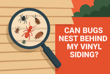 Can Bugs Nest Behind My Vinyl Siding?