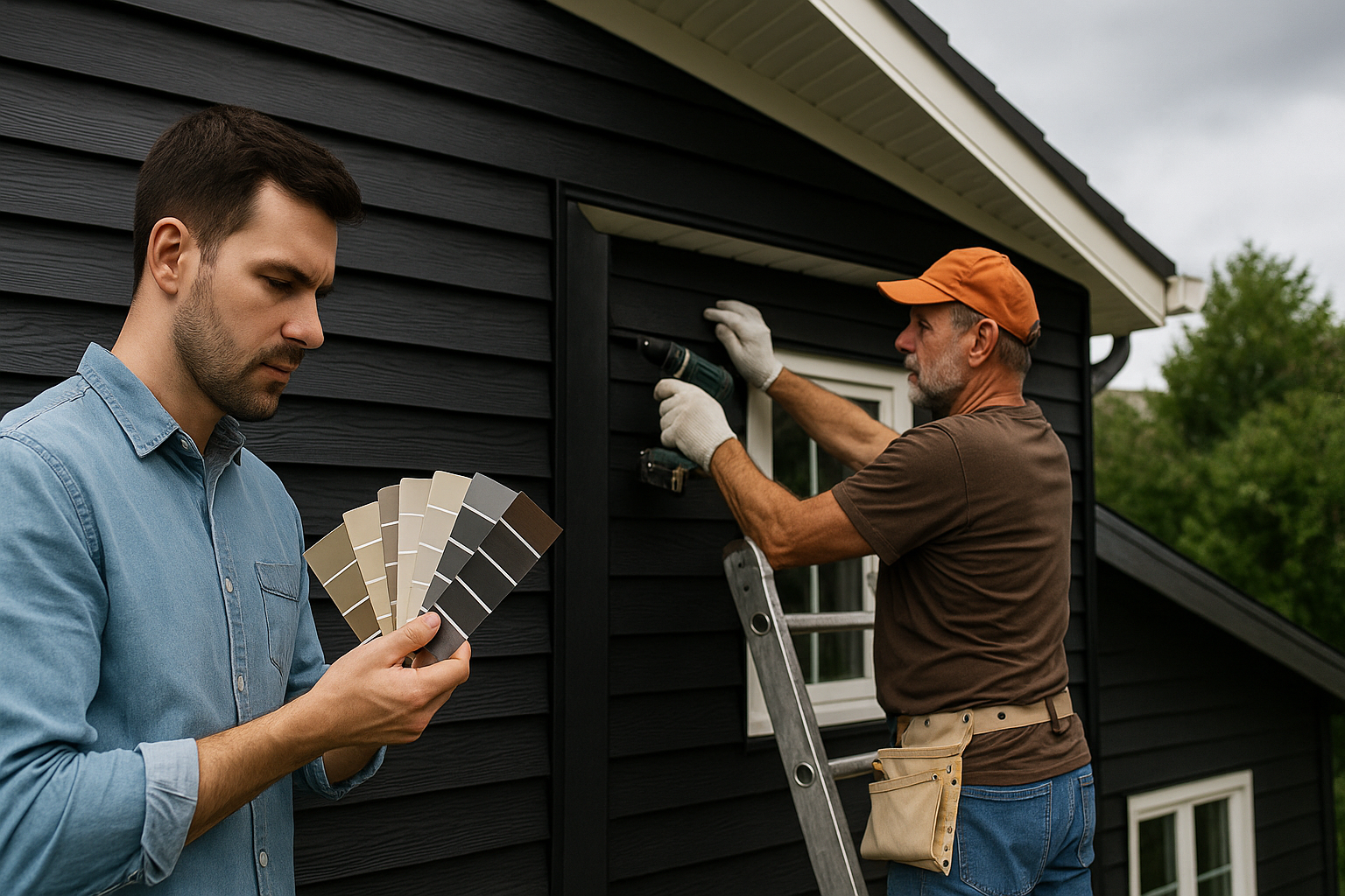 Dark Siding Color Installation – Pros and Cons in Action