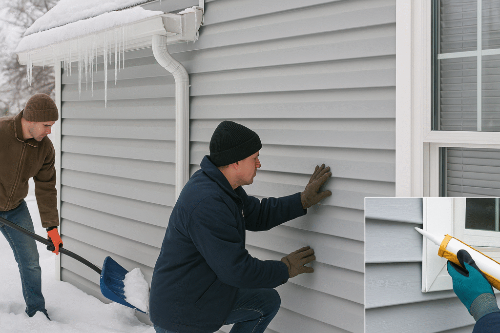 Winter Siding Protection During Snow and Ice