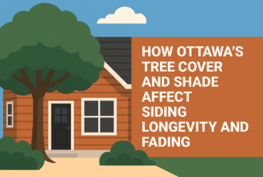 Tree Cover and Shade Affect Siding Longevity and Fading