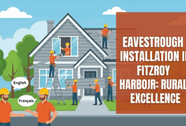 Eavestrough Installation in Fitzroy Harbour