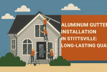 Aluminum Gutter Installation in Stittsville