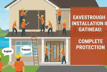 Eavestrough Installation in Gatineau