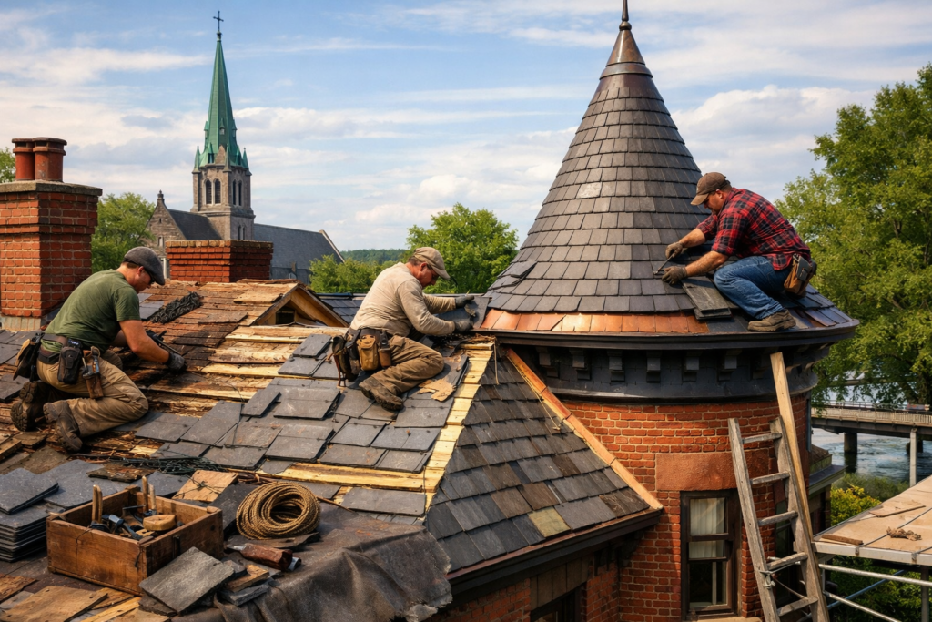 Heritage Roofing Restoration in Old Ottawa East