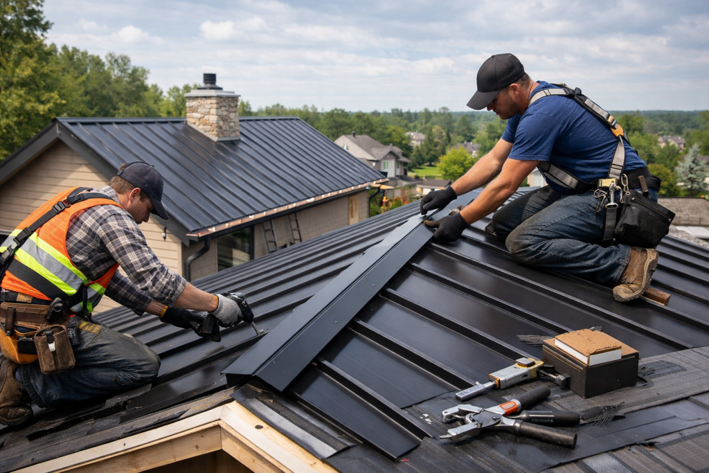 Metal Roofing Installation in Bridlewood