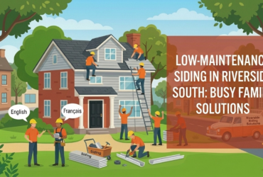 Low-Maintenance Siding in Riverside South