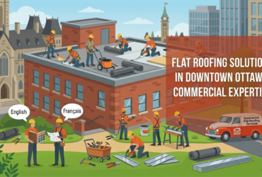 Flat Roofing Solutions in Downtown Ottawa