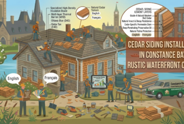 Cedar Siding Installation in Constance Bay