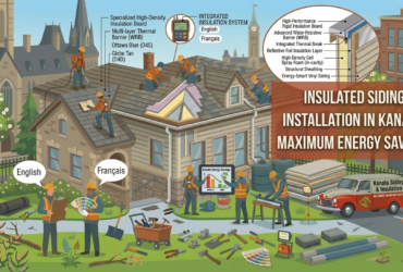 Insulated Siding Installation in Kanata