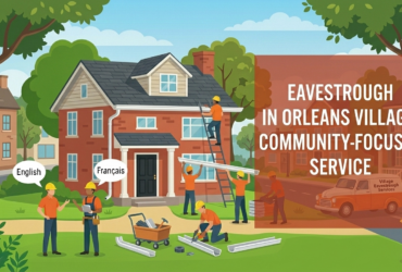 Eavestrough in Orleans Village