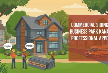 Commercial Siding in Business Park Kanata