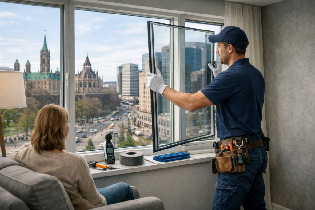 Soundproof Windows in Downtown Ottawa