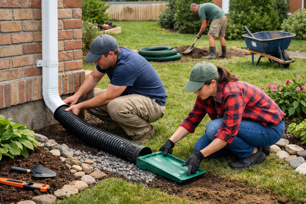 Downspout Extensions in Nepean