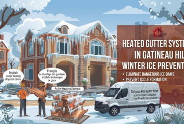 Heated Gutter Systems in Gatineau Hills