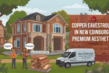 Copper Eavestrough in New Edinburgh