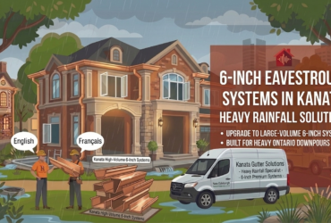 6-Inch Eavestrough Systems in Kanata