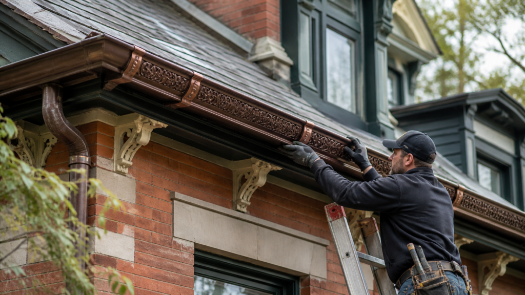 Decorative Eavestrough in Old Ottawa South
