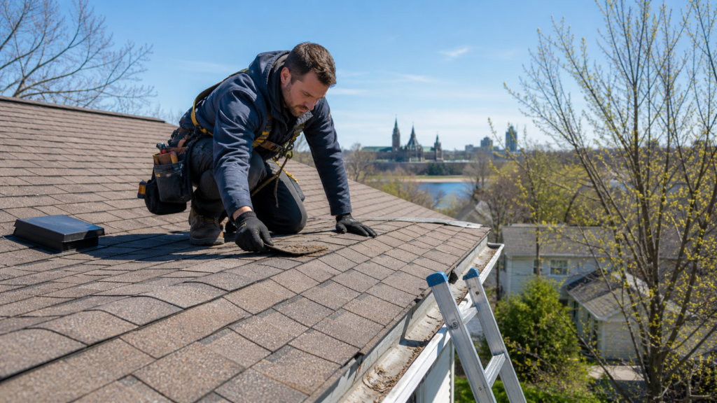 Spring Roof Inspection in Ottawa