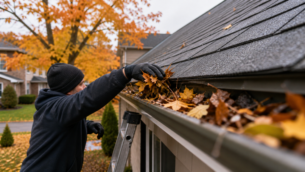 Fall Eavestrough Cleaning in Kanata