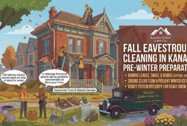 Fall Eavestrough Cleaning in Kanata