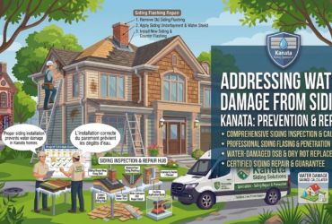 Addressing Water Damage from Siding in Kanata