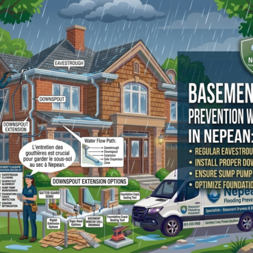 Basement Flooding Prevention with Eavestrough in Nepean