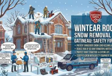 Winter Roof Snow Removal in Gatineau